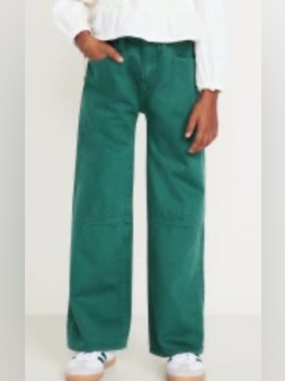 Old Navy Girls High-Rise Baggy Wide-Leg Jeans, Size 14y